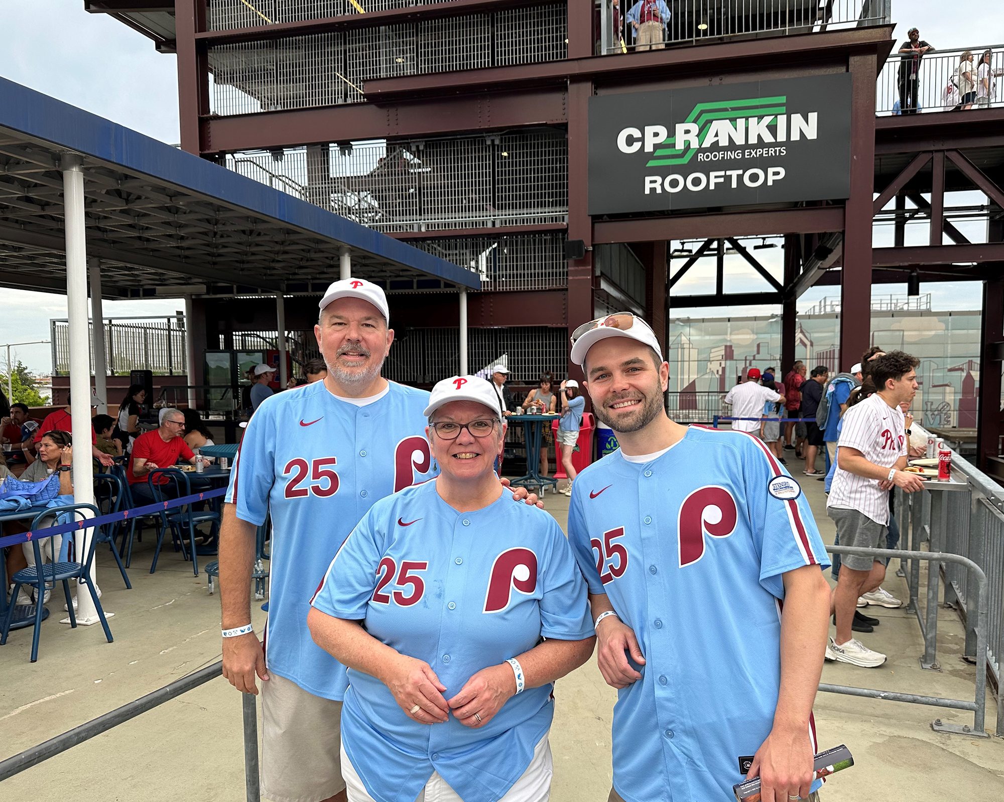 team at ballpark